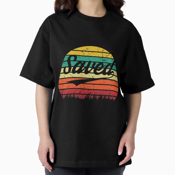 Item preview, Saved, Retro Sunset,  Christian Gift, Vintage, Sunset designed and sold by ChristianLife.