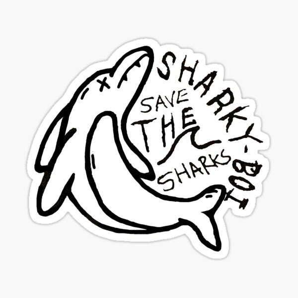 Sharky Sticker Decals