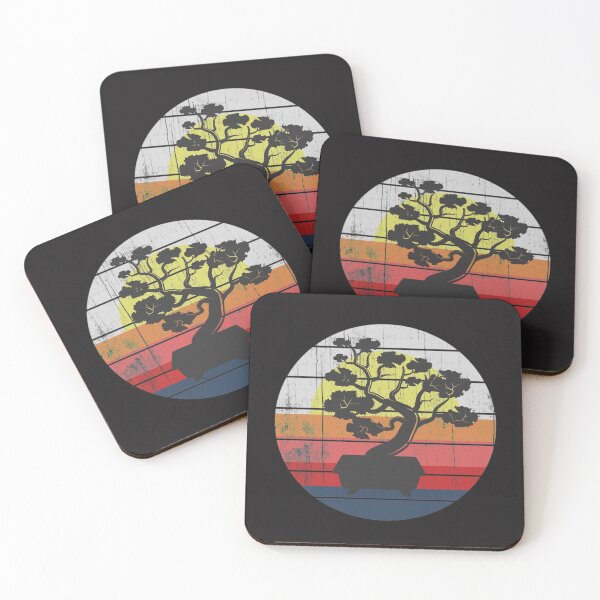 Item preview, Bonsai Tree Design Japanese Bonsai Tree Sun Retro  designed and sold by UrbanHype.