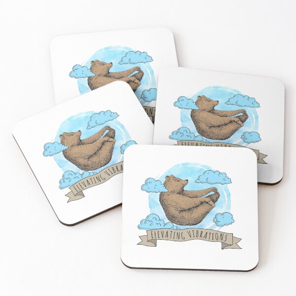 Item preview, Bear Doing Yoga Breathing & Mindfulness Happy Baby Pose designed and sold by Maria Garcia.