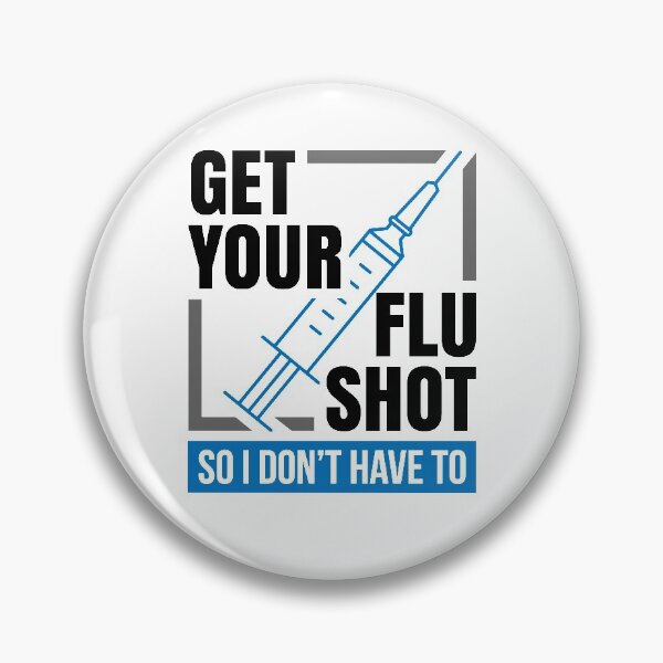 Item preview, Funny Get Your Flu Shot  designed and sold by Maria Garcia.