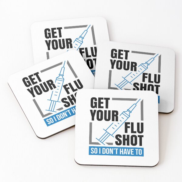 Item preview, Funny Get Your Flu Shot  designed and sold by Maria Garcia.