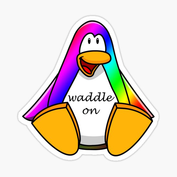 Waddle On a Digital Penguin Nostalgia Mini Zine 