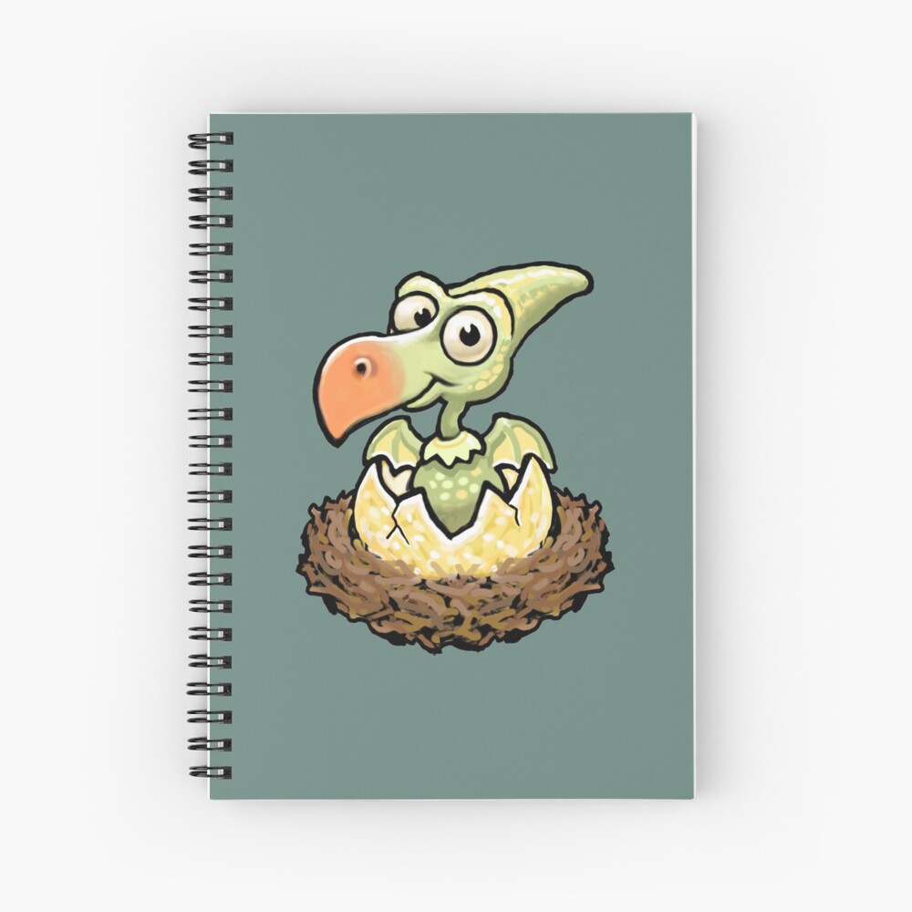 Cute Baby Pterodactyl Hatching from Egg Greeting Card for Sale by Steve  Sack