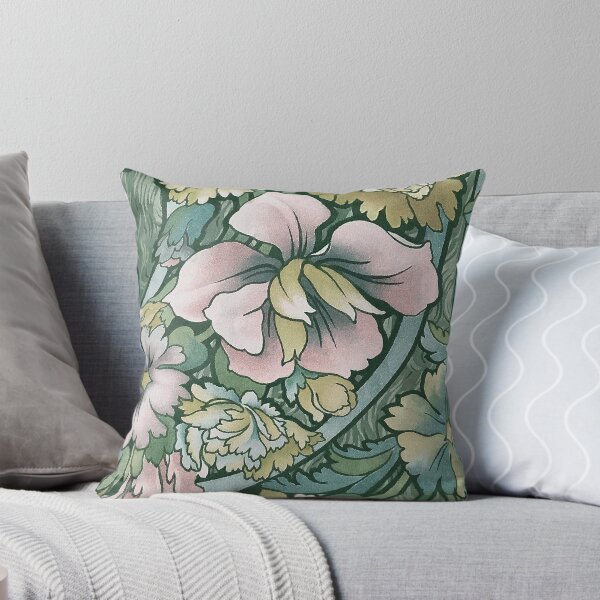 Item preview, Antique Art Nouveau Floral Wallpaper Art designed and sold by FuzzyHoney.