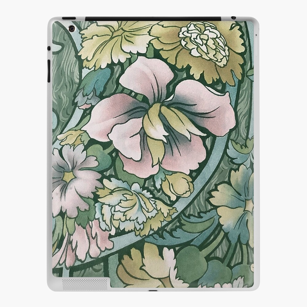 Antique Art Nouveau Floral Wallpaper Art Ipad Case Skin By Fuzzyhoney Redbubble