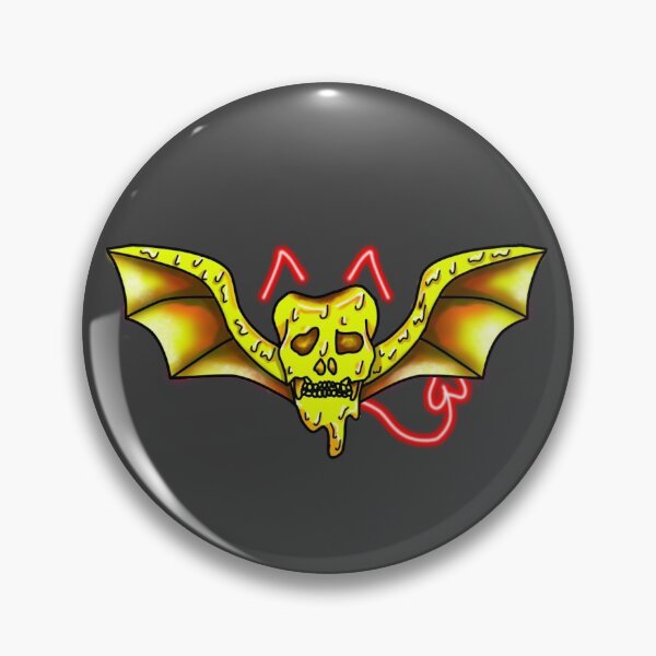 Item preview, Flying melting devil skull  designed and sold by lmnopcreations.