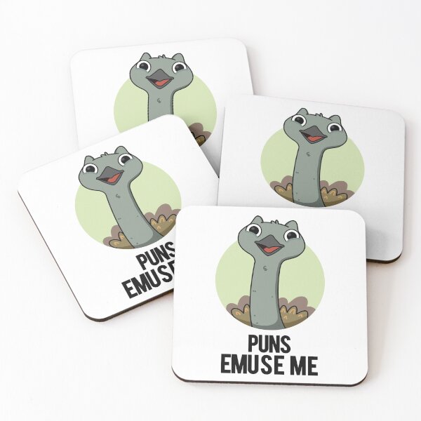 Item preview, Puns Emuse Me Funny Emu Puns  designed and sold by punnybone.