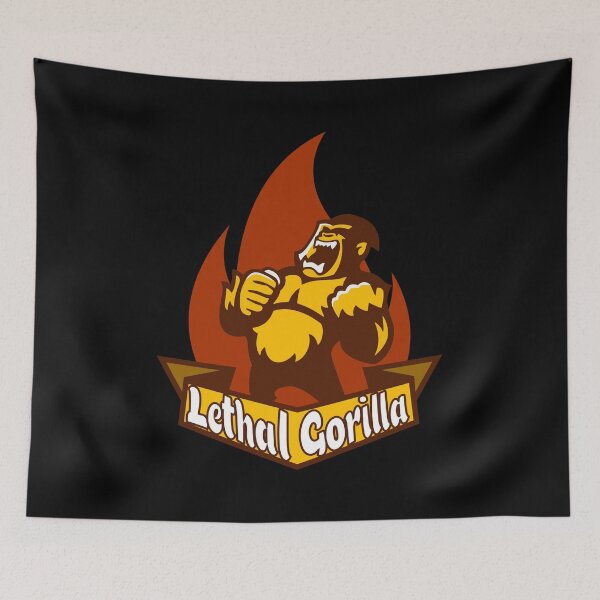 Item preview, Lethal Gorilla Logo Illustration designed and sold by Green Corner.