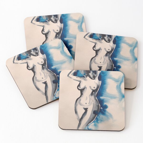 Item preview, nude watercolor designed and sold by Marianna Tankelevich.