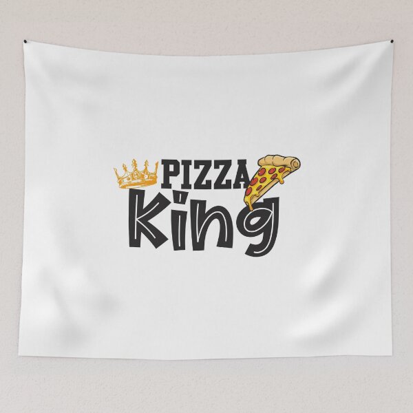 Item preview, Pizza king crown and pizza funny pizza for men designed and sold by hadleydesigns.
