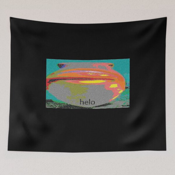Item preview, Helo Staring Fish Meme designed and sold by Altohombre.
