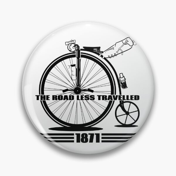 Item preview, High wheel penny farthing bikepacking designed and sold by piedaydesigns.