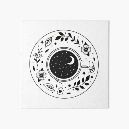 A Cup of Moonshine Art Board Print
