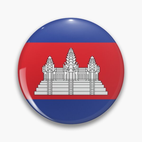 Item preview, Small cambodian flag classic t-shirt designed and sold by Jesse  Weijer.