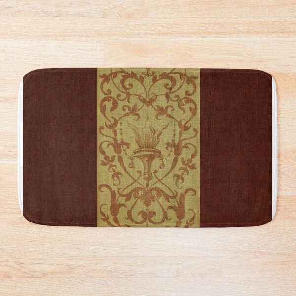 Item preview, Antique French Fabric / Striped Scrolls designed and sold by FuzzyHoney.