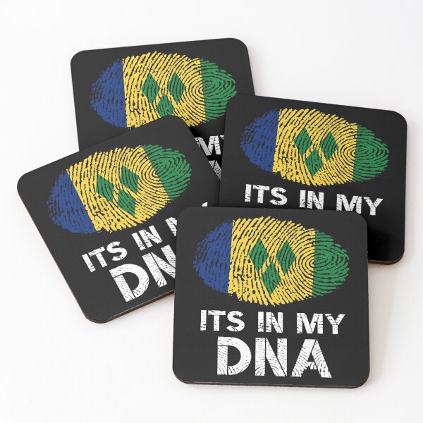 Item preview, Its In My DNA Saint Vincent and the Grenadines Flag Fingerprint designed and sold by d247.