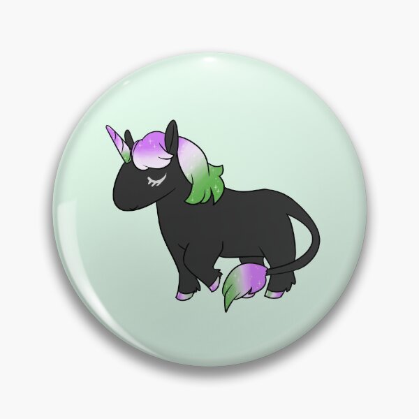 Item preview, Genderqueer Orgullo Unicornio designed and sold by Cardstock Crow.