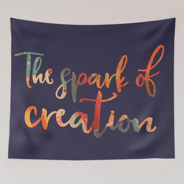 Item preview, La chispa de la creación designed and sold by Theatre Thoughts.