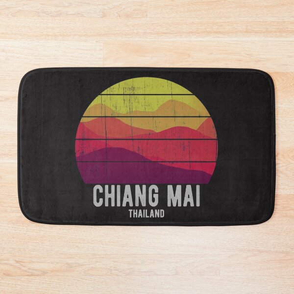Item preview, Vintage Chiang Mai Thailand Mountain Sunset Thai  designed and sold by UrbanHype.