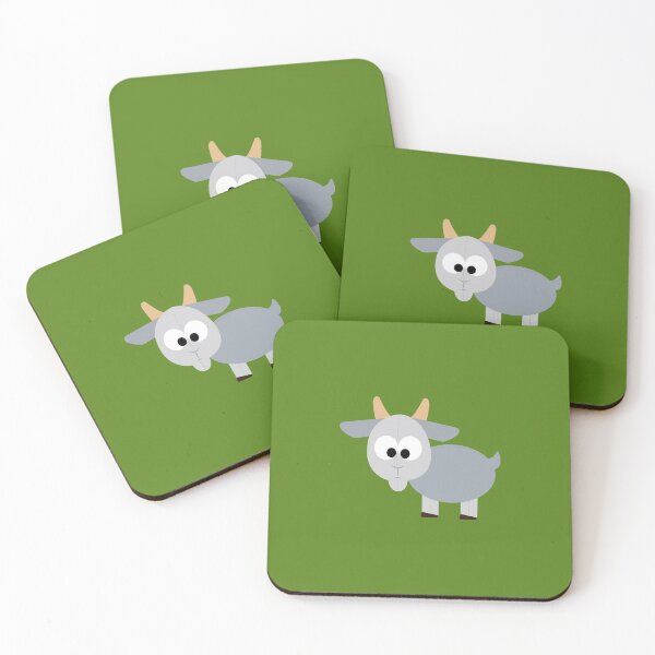 Item preview, Adorable Cartoon Little Gray Goat designed and sold by Hedgie Designs.