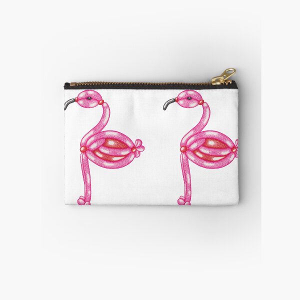 Item preview, Pink flamingo balloon twisting inpsired pointillism drawing designed and sold by MitoP.