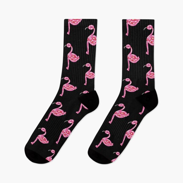 Item preview, Pink flamingo balloon twisting inpsired pointillism drawing designed and sold by MitoP.