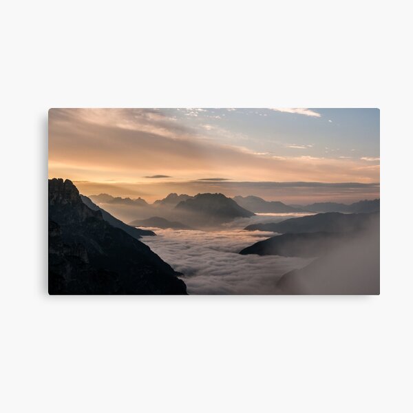 Valley of clouds Metal Print