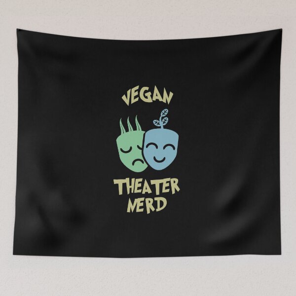 Artikelvorschau, Veganer Theater-Nerd entworfen und verkauft von Tabinchu.
