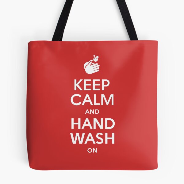 Item preview, Keep Calm And Hand Wash On - Washing Hands - Hygiene Flu Coronavirus Covid-19 designed and sold by 26-Characters.