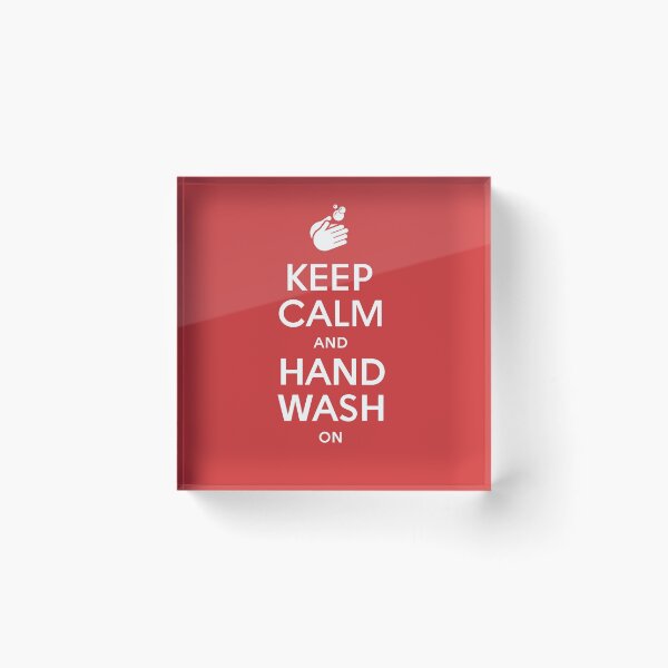 Item preview, Keep Calm And Hand Wash On - Washing Hands - Hygiene Flu Coronavirus Covid-19 designed and sold by 26-Characters.