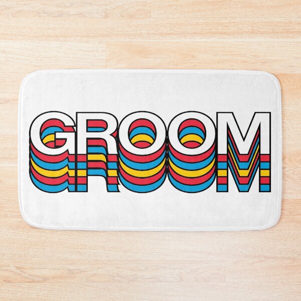 Item preview, Groom Wedding Retro Aesthetic Modern Tee Shirt  designed and sold by Fashionmonger.