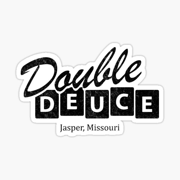 Double Deuce vintage Sticker
