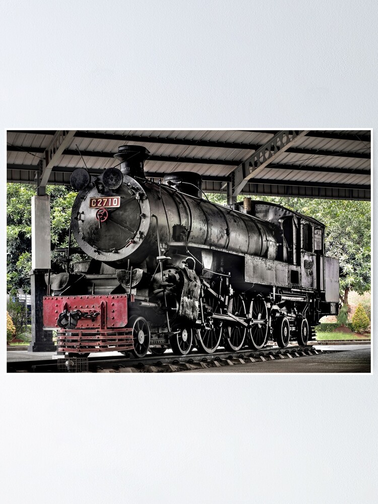  PJKA  SS Steam Locomotive No C2710 Poster by 