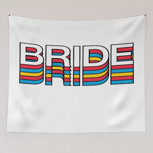 Item preview, Bride Wedding Retro Aesthetic Modern Tee Shirt  designed and sold by Fashionmonger.
