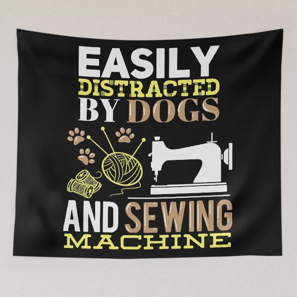 Item preview, Funny Sewer Sewing Machine & Dog Lover Gift designed and sold by Sandra78.