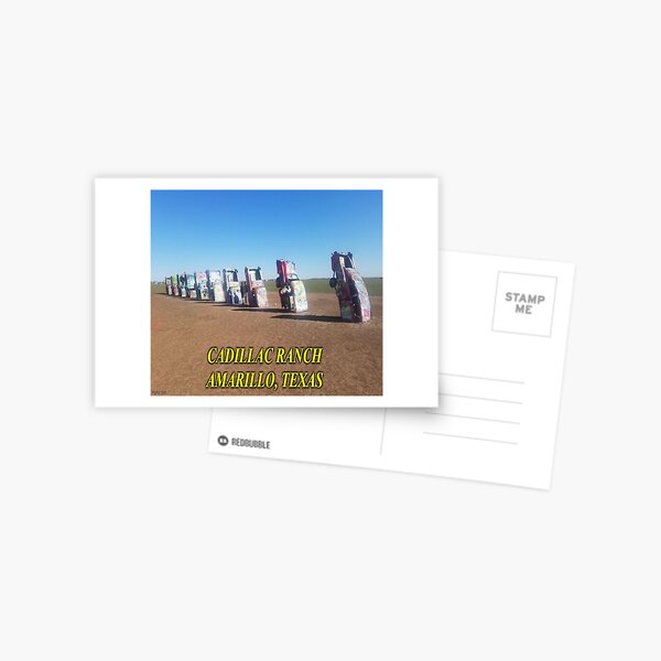 Item preview, Cadillac Ranch Print designed and sold by Santa Amarillo Ron's Custom Art Designs.
