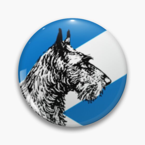 Item preview, Scottie Dog Scottish Terrier, with the flag of Scotland designed and sold by headpossum.