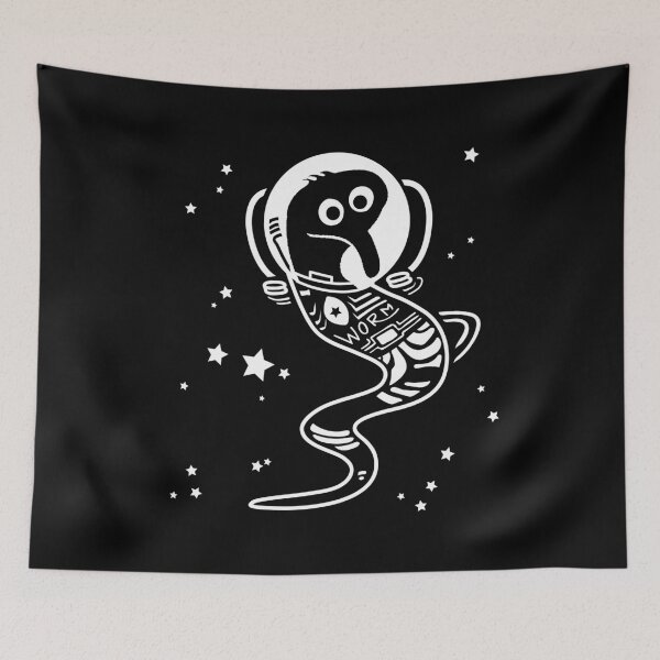 Item preview, Worm on a String Magic Astronaut Designs - Wormstronaut in Outer Space designed and sold by Good-Find.