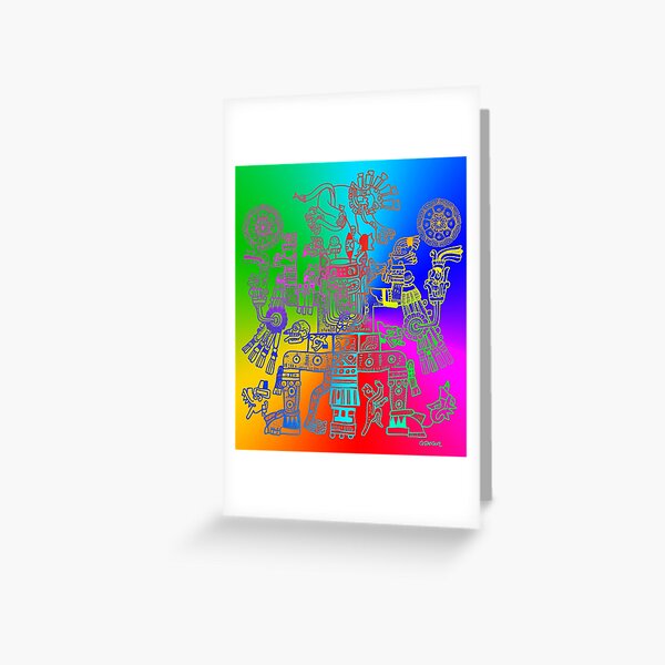 Item preview, Xiuhtecuhtli, RGB Gods, Myths & Monsters designed and sold by Gianni A. Sarcone.