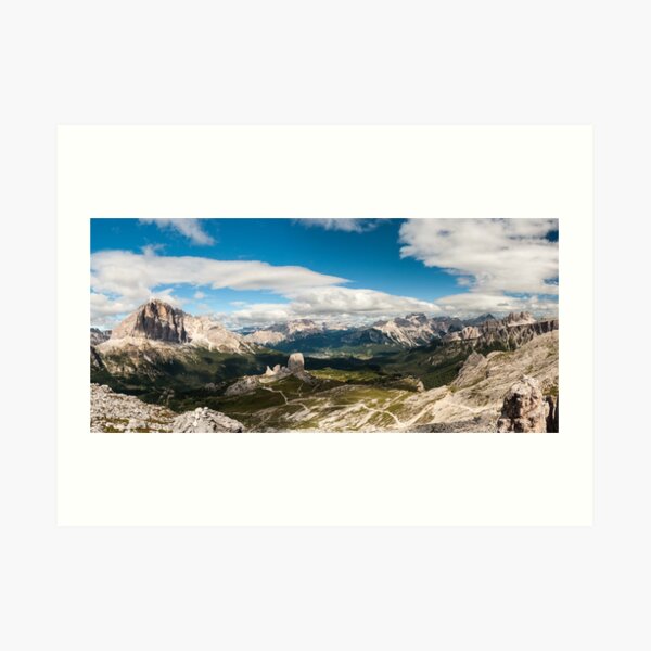 Averau Panorama Art Print