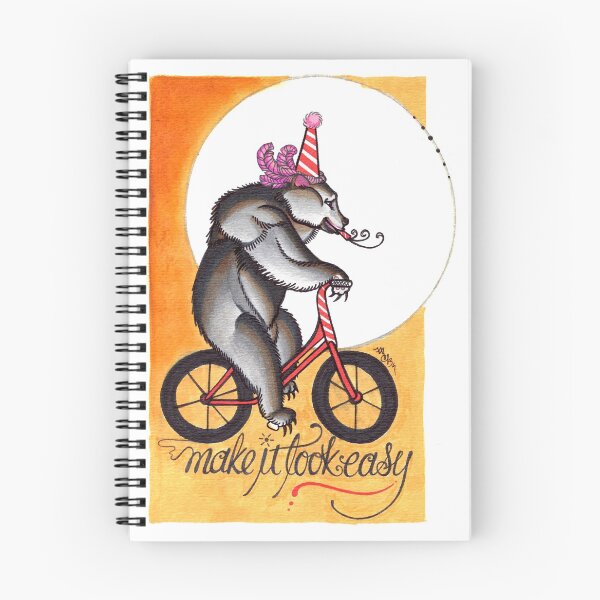 Item preview, make it look easy, circus bear print designed and sold by resonanteye.