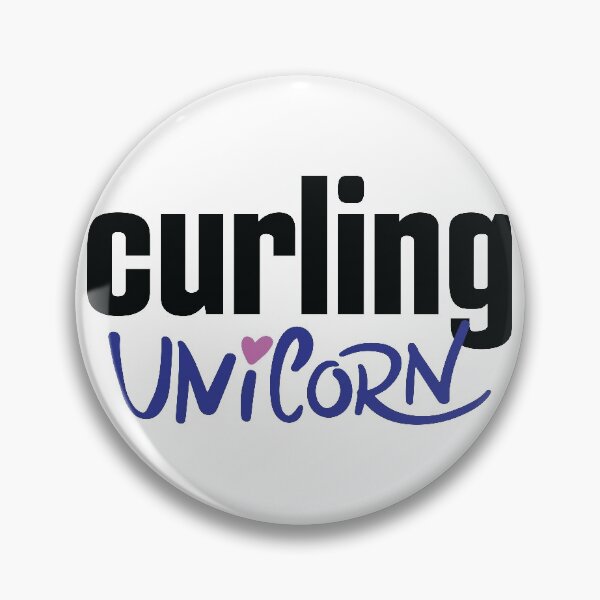 Item preview, Curling Unicorn Winter Sports designed and sold by ProjectX23.