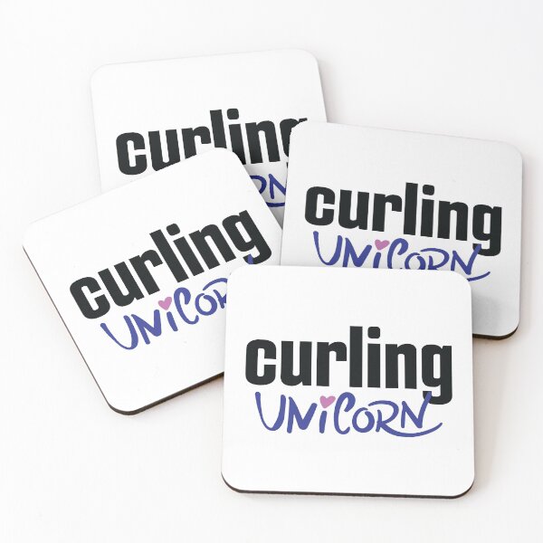 Item preview, Curling Unicorn Winter Sports designed and sold by ProjectX23.