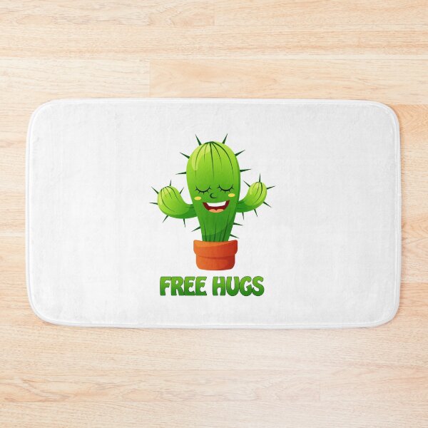 Item preview, happy cactus offering free hugs  designed and sold by headpossum.