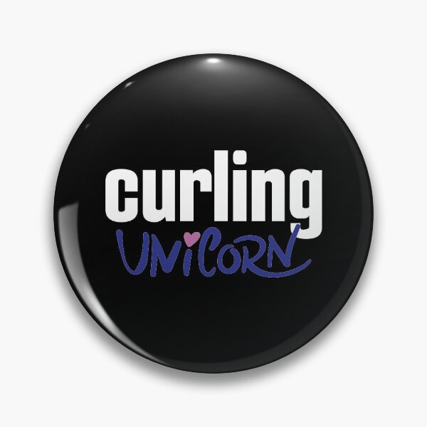 Item preview, Curling Unicorn Winter Sports designed and sold by ProjectX23.
