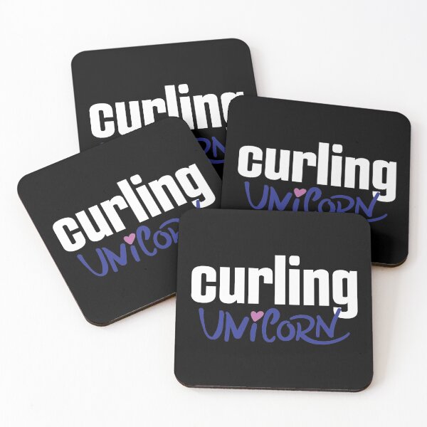 Item preview, Curling Unicorn Winter Sports designed and sold by ProjectX23.