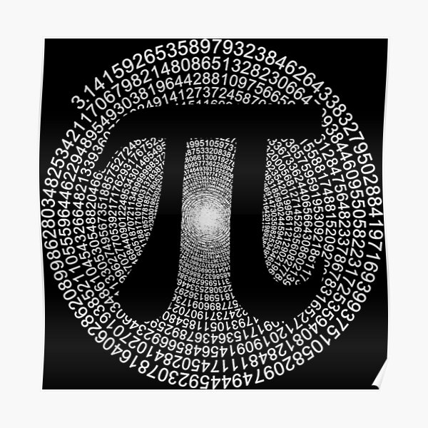 3,14 Pi Number Symbol Math Science Gifts Poster