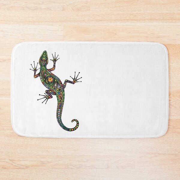 Item preview, A cute colourful climbing gecko / lizard  designed and sold by headpossum.
