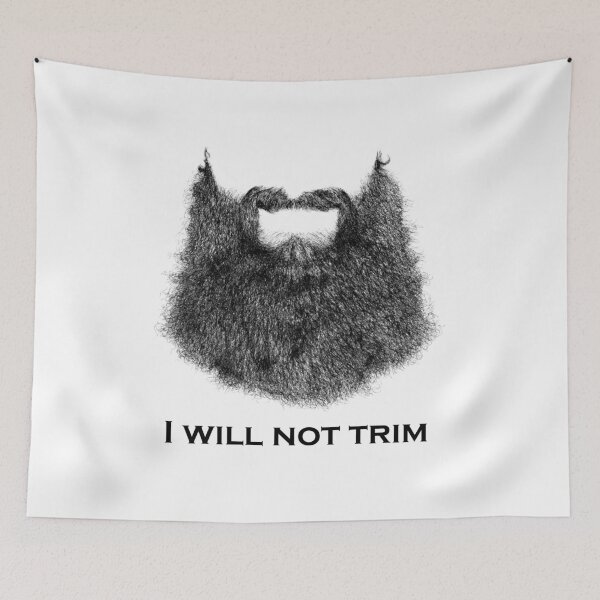 Item preview, I Will Not Trim Beard Movement designed and sold by deanogsi.